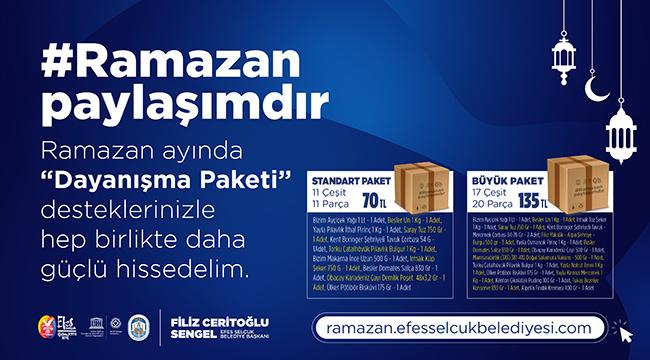 EFES SELÇUK BELEDİYESİ RAMAZAN'DA DAYANIŞMAYI BÜYÜTÜYOR