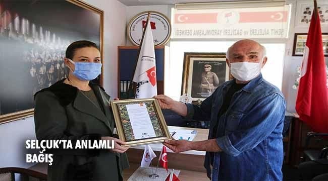 "EFES SELÇUK'TA ŞEHİTLER VE GAZİLER İÇİN ANLAMLI BAĞIŞ"