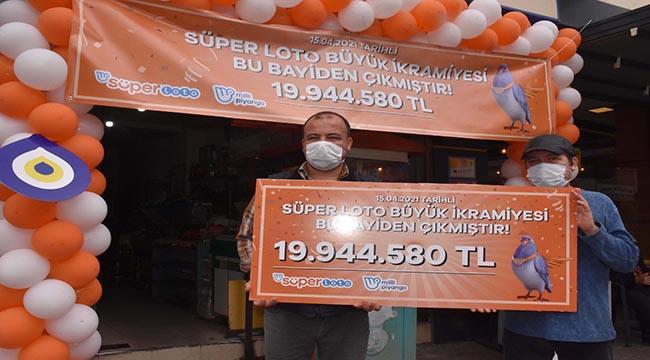 Süper Loto’da şans  İzmir, Gaziemir’e güldü
