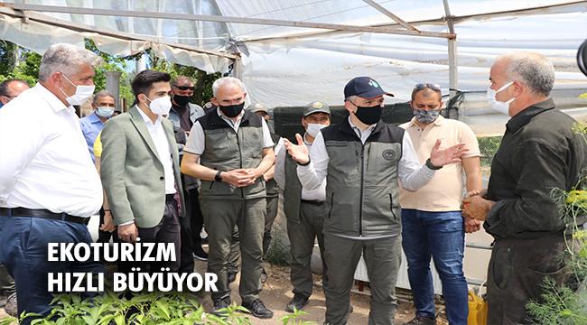 Bakan Pakdemirli, “Ekoturizmden, genel turizm geliri kadar gelir elde ederiz”