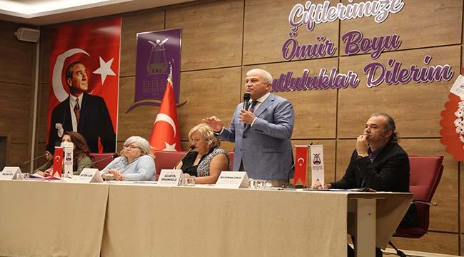 BAŞKAN ATAY: KADINLARIN MUTLULUĞU İÇİN NE GEREKİYORSA YAPACAĞIMA SÖZ VERİYORUM