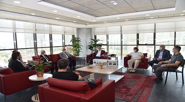 Başkan Ergün, Soma Heyetini Ağırladı