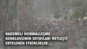 İçişleri Bakanlığı'ndan kademeli normalleşme genelgesi
