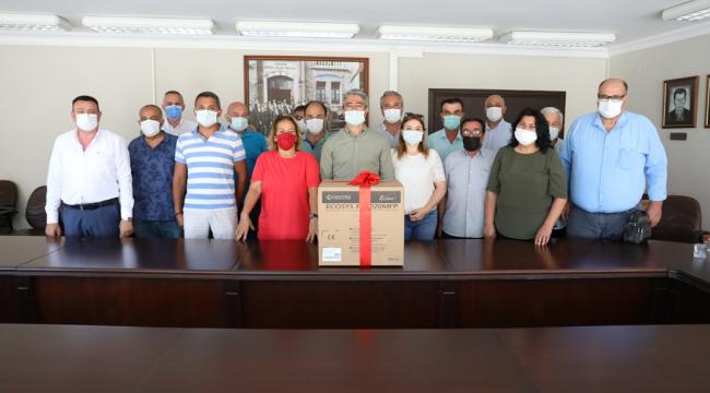 MARMARİS BELEDİYESİNDEN MUHTARLARA YAZICI DESTEĞİ