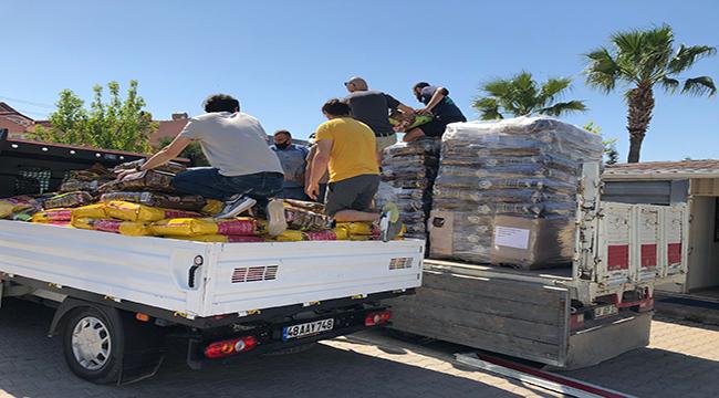 Sokak Hayvanları için Mama Dağıtıldı