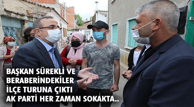 Sürekli; “Hedefe giden yol, gönüllerden geçiyor…”