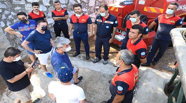 YANAN ALAN TEKRAR AĞAÇLANDIRILACAK