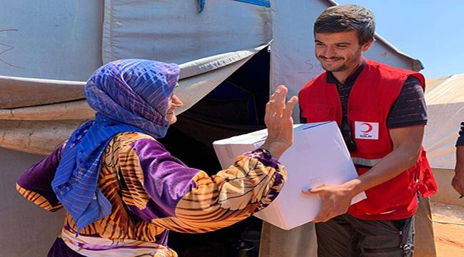 İdlib’deki Yetimlerin Yumurtaları Kızılay’dan