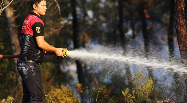 Yangınlara 6 ilden destek