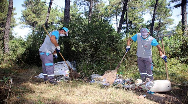 ATAŞEHİR BELEDİYESİ KAYIŞDAĞI ORMANI’NDA TEMİZLİK ÇALIŞMALARINI SIKLAŞTIRDI