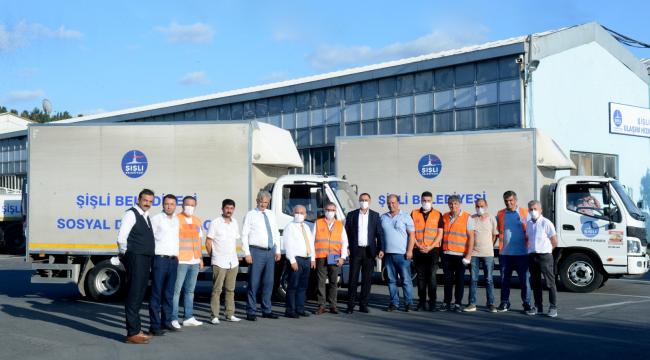 ŞİŞLİ BELEDİYESİ SELDE YANGINDA HER ZAMAN VATANDAŞIN YANINDA