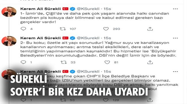 Sürekli&#039;nin gündeminde  Koku problemi vardı