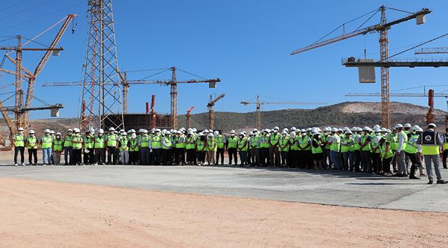 CUMHURBAŞKANI ERDOĞAN AKKUYU NGS SAHASINI ZİYARET ETTİ