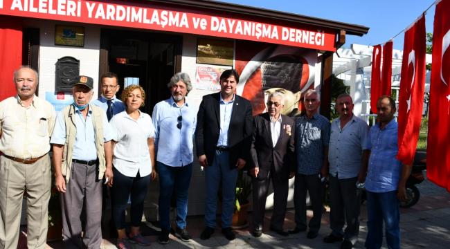 Karaca’dan Şehit ve Muharip Gaziler Derneğine Ziyaret