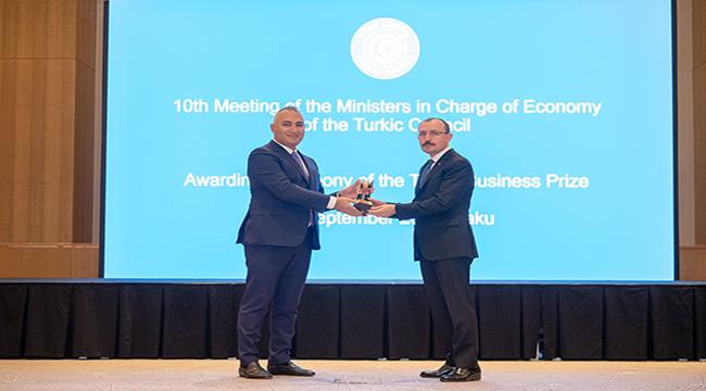 SOCAR Türkiye, 'Türk Konseyi Yatırım Ödülü'nü Bakü'de gerçekleştirilen Ekonomi Bakanları Zirvesi'nde aldı