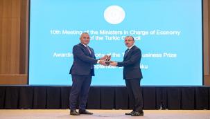 SOCAR Türkiye, 'Türk Konseyi Yatırım Ödülü'nü Bakü'de gerçekleştirilen Ekonomi Bakanları Zirvesi'nde aldı