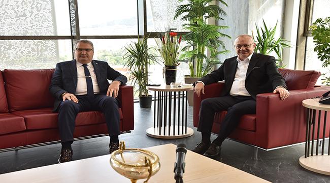 Başkan Ergün, Başkan Çerçi’yi Ağırladı