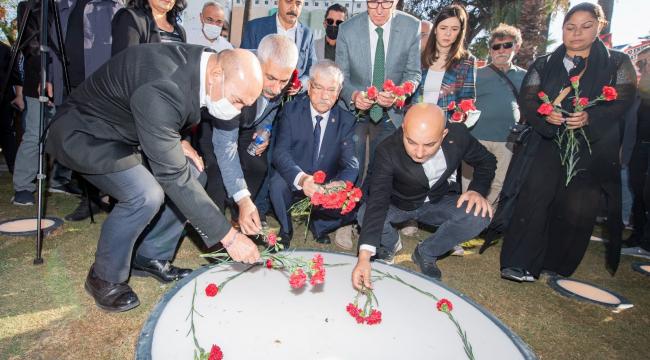 Başkan Soyer 10 Ekim Anıtı'nın açılışında konuştu: