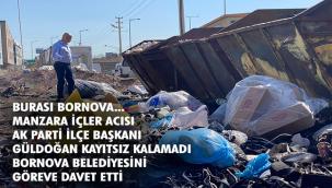 Devasa çöplere, AK Parti Bornova'dan tepki