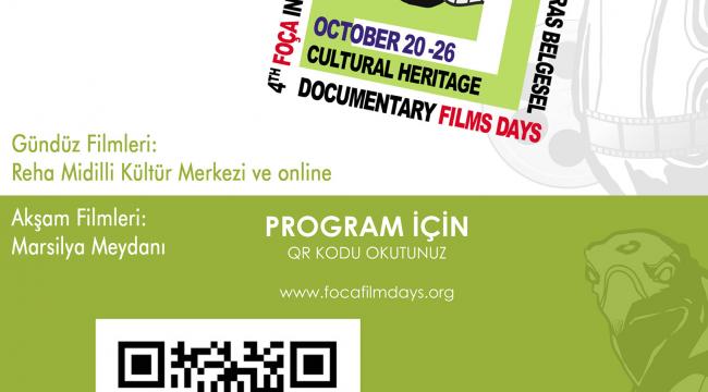 FOÇA FİLM GÜNLERİ 20 EKİM’DE BAŞLIYOR