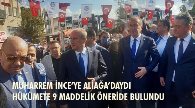 İnce&#039;ye Aliağa&#039;da sevgi seli