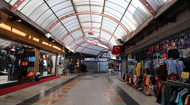 KAPALI ÇARŞI BAKIMDAN GEÇİYOR