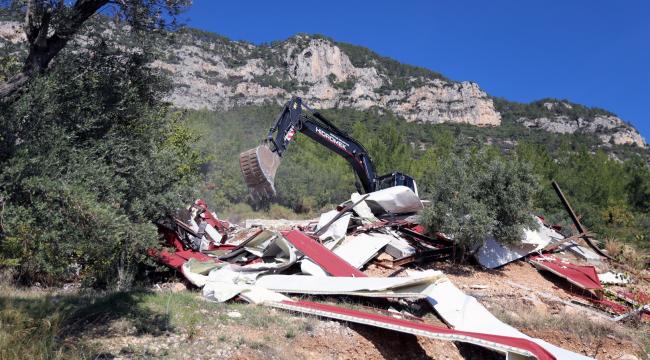Menteşe’de 6. Etap Yıkım Çalışmasına Başlandı