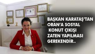 AK Partili Karataş'tan, Başkan Oran'a sosyal konut çıkışı
