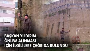 AK Partili Yıldırım'dan istinat duvarı çağrısı