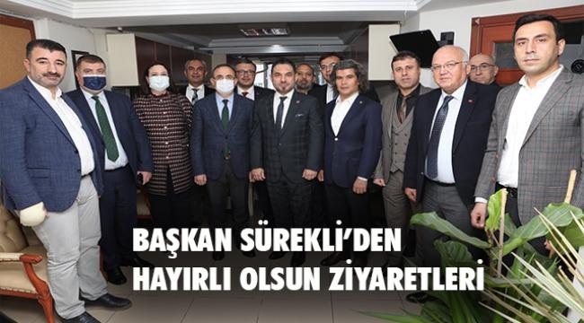 Başkan Sürekli&#039;den göreve gelen oda başkanlarına ziyaret