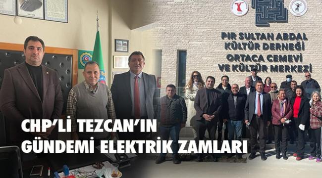 CHP'li Tezcan'dan ziyaret turu