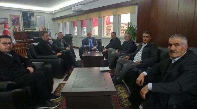 DİDİM ZİRAAT ODASI&#039;NDAN BAŞKAN ATABAY&#039;A ZİYARET