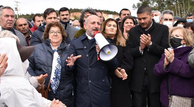 FOÇA KOCAMEHMETLER KÖYÜ TAŞOCAĞI HAKKINDA BASIN AÇIKLAMASI YAPILDI