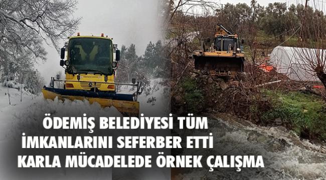 Ödemiş Belediyesi&#039;nden kış teyakkuzu