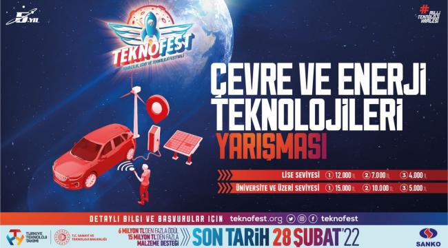 Yeni Nesil Çevre ve Enerji Teknolojileri de TEKNOFEST’te