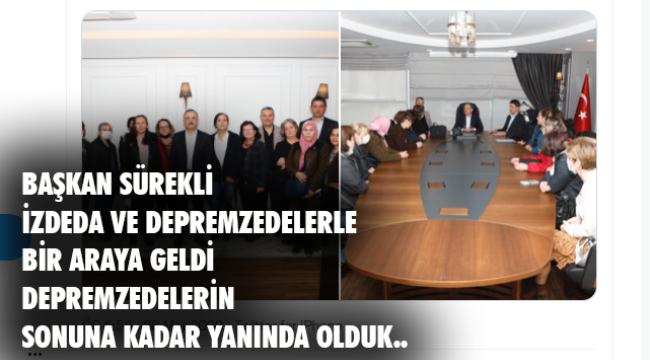 &#039;&#039;Hükümetimiz tüm olanaklarıyla depremin acı yüzünü yaşayan yanındadır ve olmaya devam edecektir&#039;&#039;