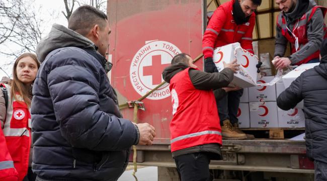 KIZILAY UKRAYNA İÇLERİNDEKİ YARDIM ÇALIŞMALARINI SÜRDÜRÜYOR