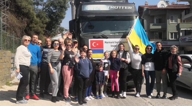 MARMARİS’TEN UKRAYNA’YA TIR DOLUSU İNSANİ YARDIM