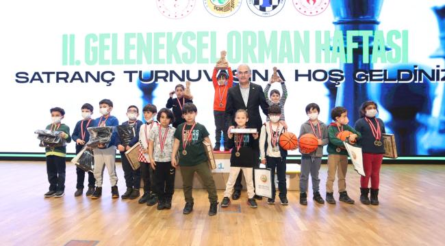 OGM Orman Haftası Satranç Turnuvası'nda Ödüller Sahiplerini Buldu