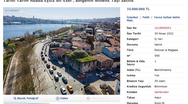 440 yıllık hamam satışa çıkarıldı