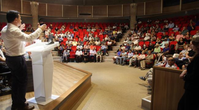 BAŞKAN ARAS SİTE YÖNETİCİLERİ İLE BULUŞTU