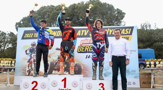 Bergama'da yapılan Türkiye Enduro ATV Şampiyonası'nın ilk ayak yarışları tamamlandı