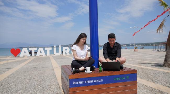 Çeşme’de ücretsiz Wi-fi hizmeti dönemi!