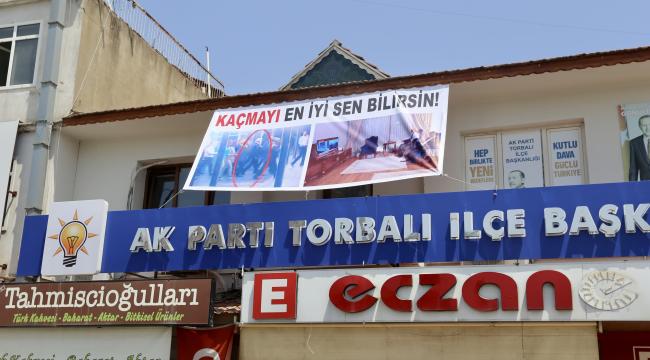 Torbalı'dan Kılıçdaroğlu'na pankartlı tepki