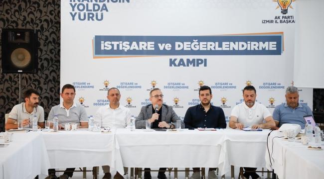 AK Parti İzmir'de kamp bitti; Alınan kararları Başkan Sürekli açıkladı