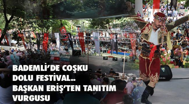 Bademli 51. Kiraz ve 18. Meyve Fidanı Festivali büyük ilgi gördü