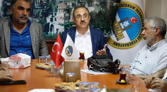 Başkan Sürekli Erzurumlular ve Balkan Göçmenleriyle buluştu