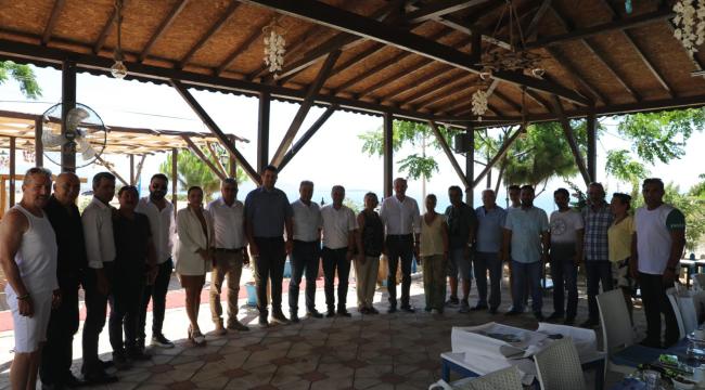 BAŞKAN ATABAY BASIN BAYRAMI&#039;NDA GAZETECİLERLE BİR ARAYA GELDİ