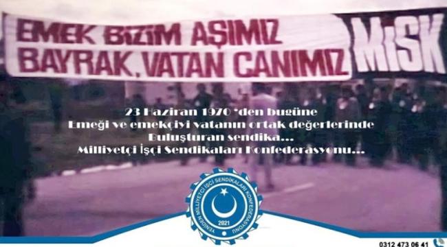 Milliyetçi İşçi Sendikaları Konfederasyonu faaliyetlerine başladı
