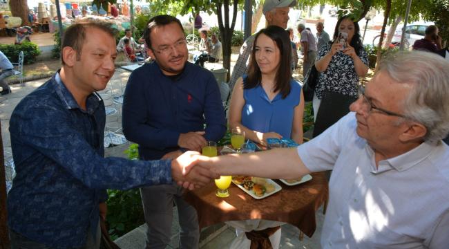 Ödemiş’te bayramlaşma töreni